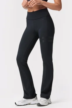 Fold Over Flared Tights
