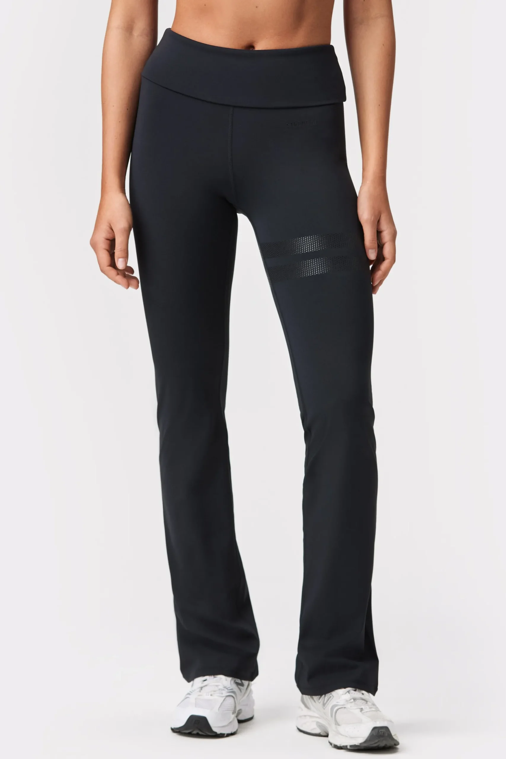 Fold Over Flared Tights