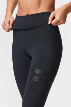 Fold Over Flared Tights
