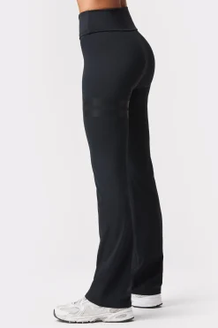 Fold Over Flared Tights