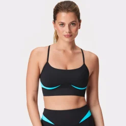 Ready Strap Sports Bra Blue Atoll