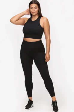 Rib Seamless Tights