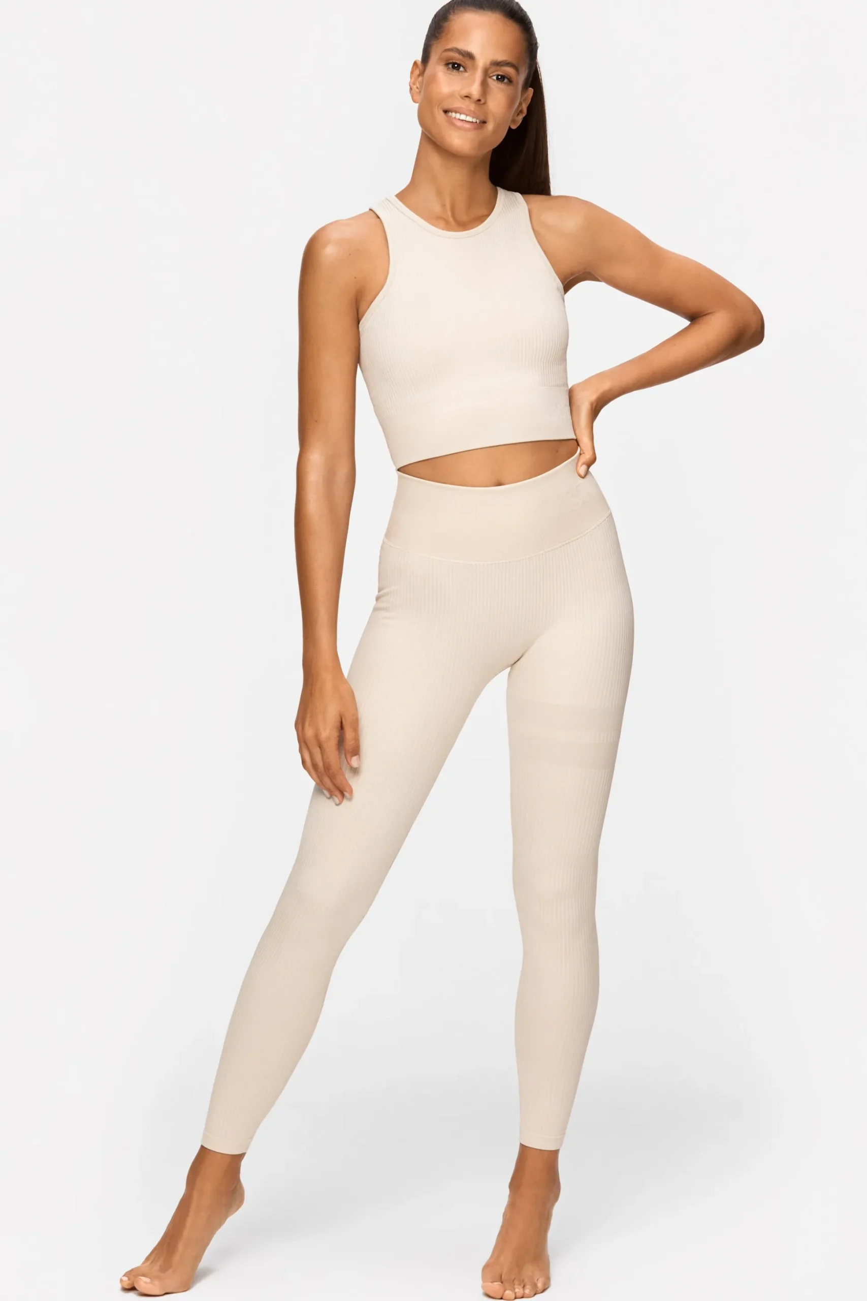 Rib Seamless Tights