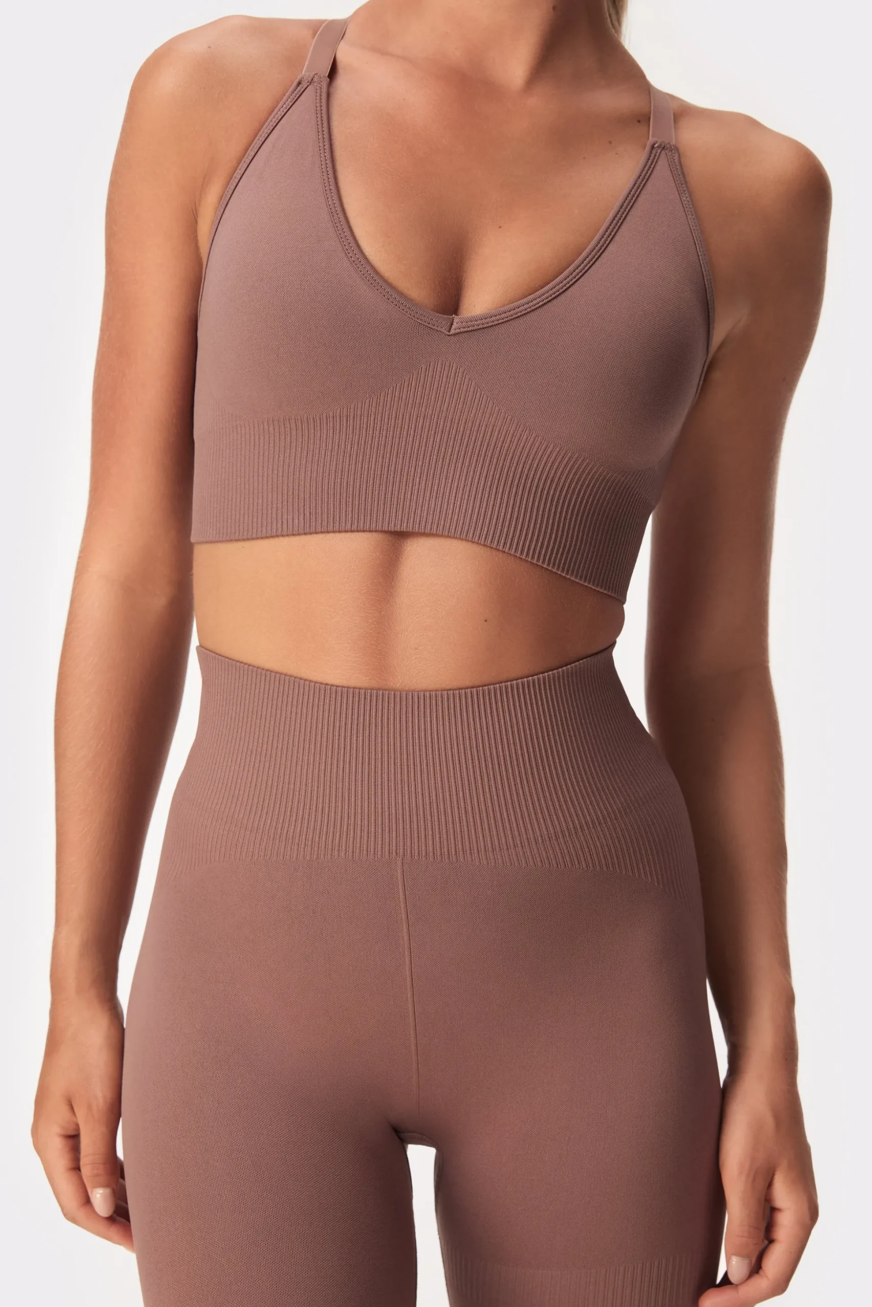 Seamless V-Neck Sport-BH
