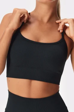 Serena Seamless Sports Bra Black