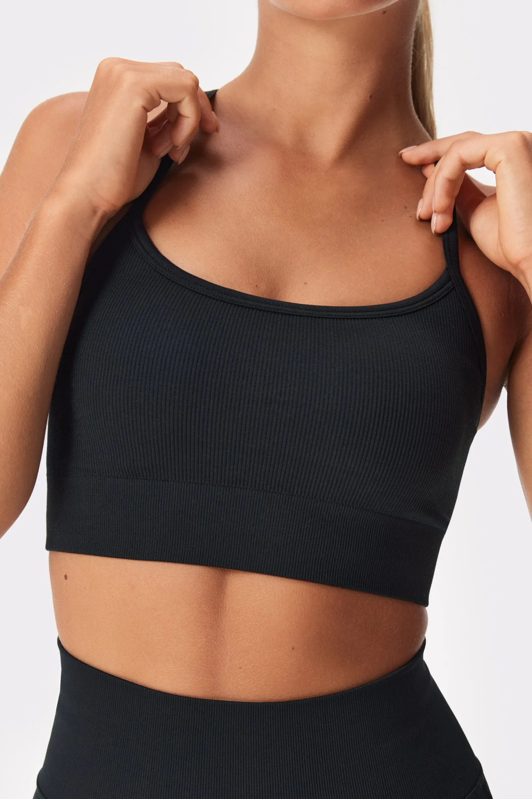 Serena Seamless Sports Bra Black