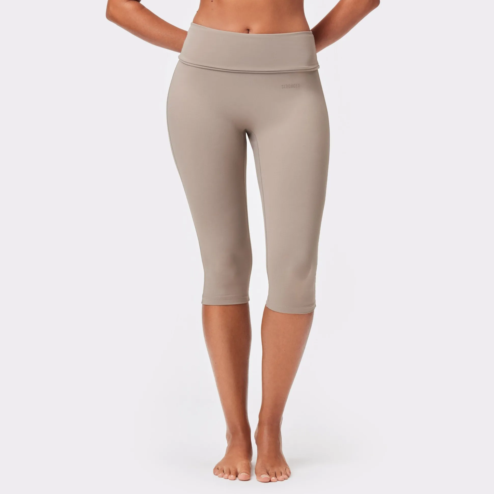 Soft Fold Over Capri Tights