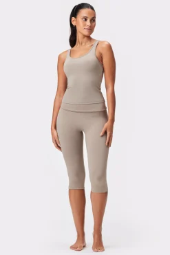 Soft Fold Over Capri Tights