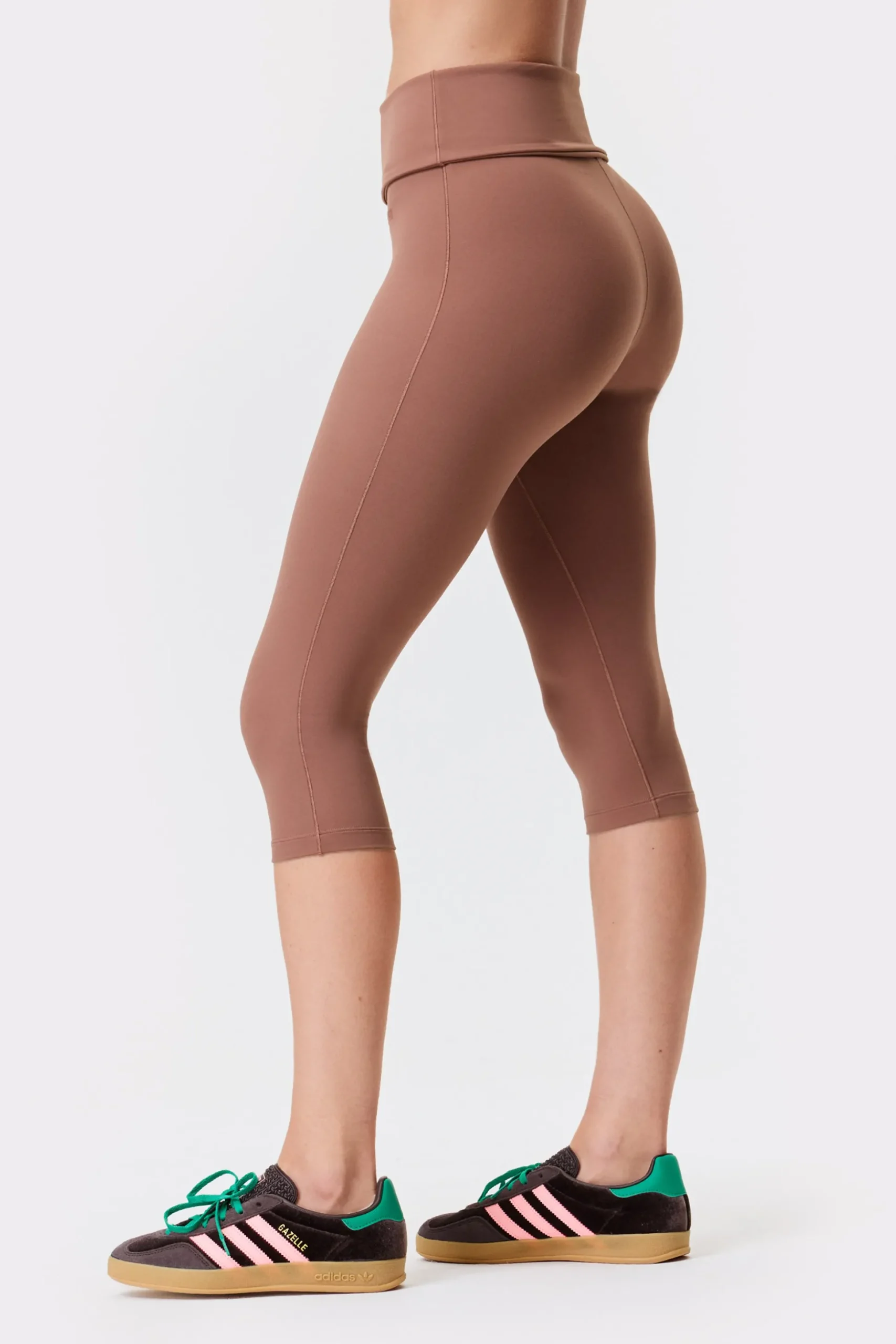 Soft Fold Over Capri Tights