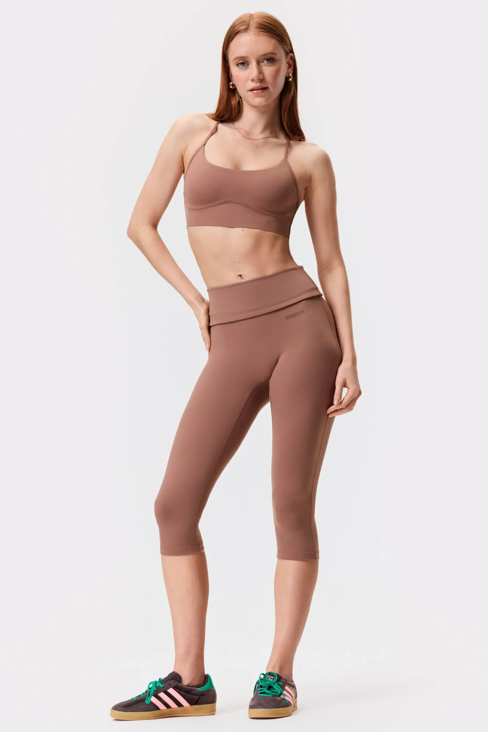 Soft Fold Over Capri Tights