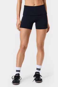 Soft Fold Over Mini Shorts