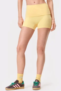 Soft Fold Over Mini Shorts