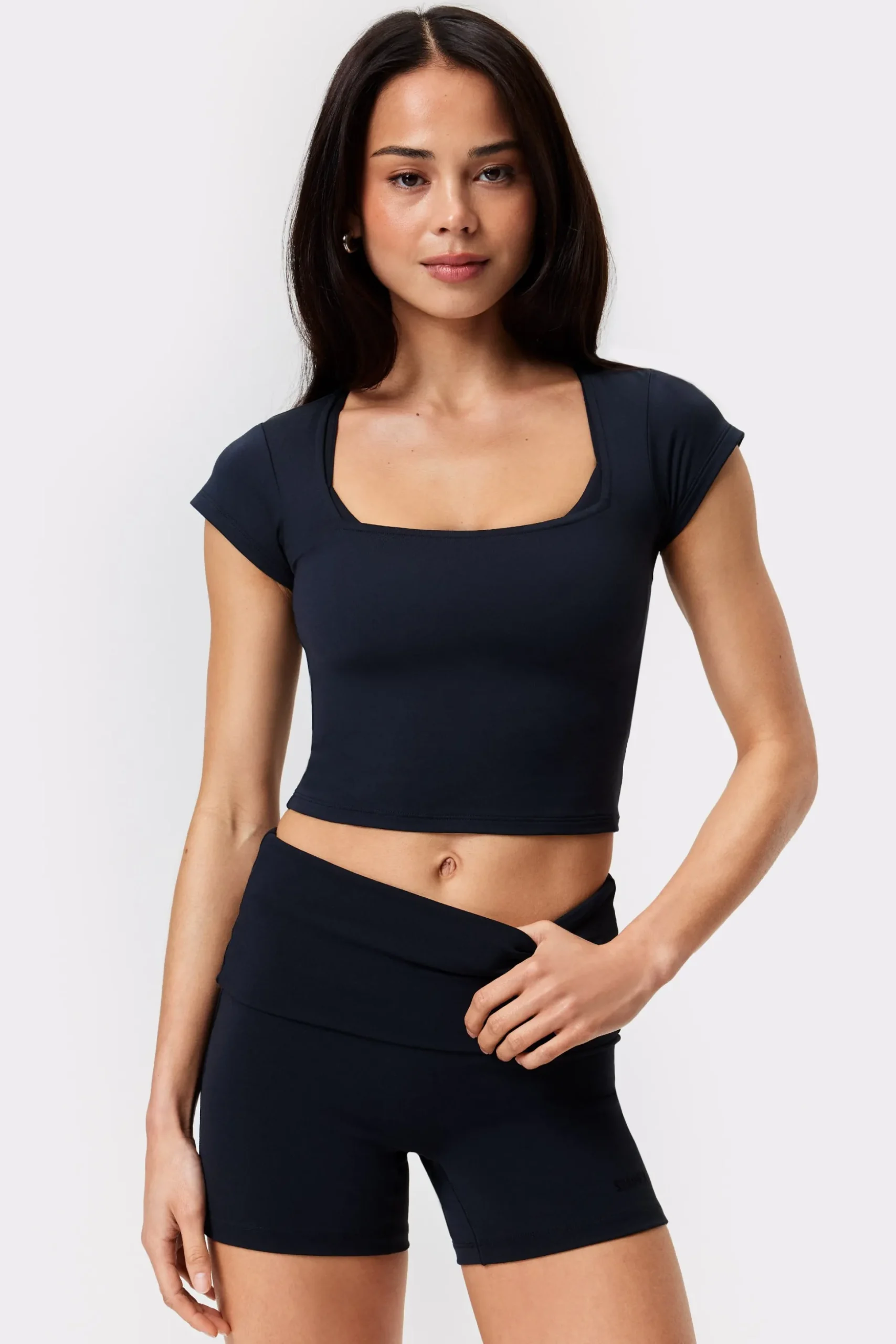Soft Square Crop Top